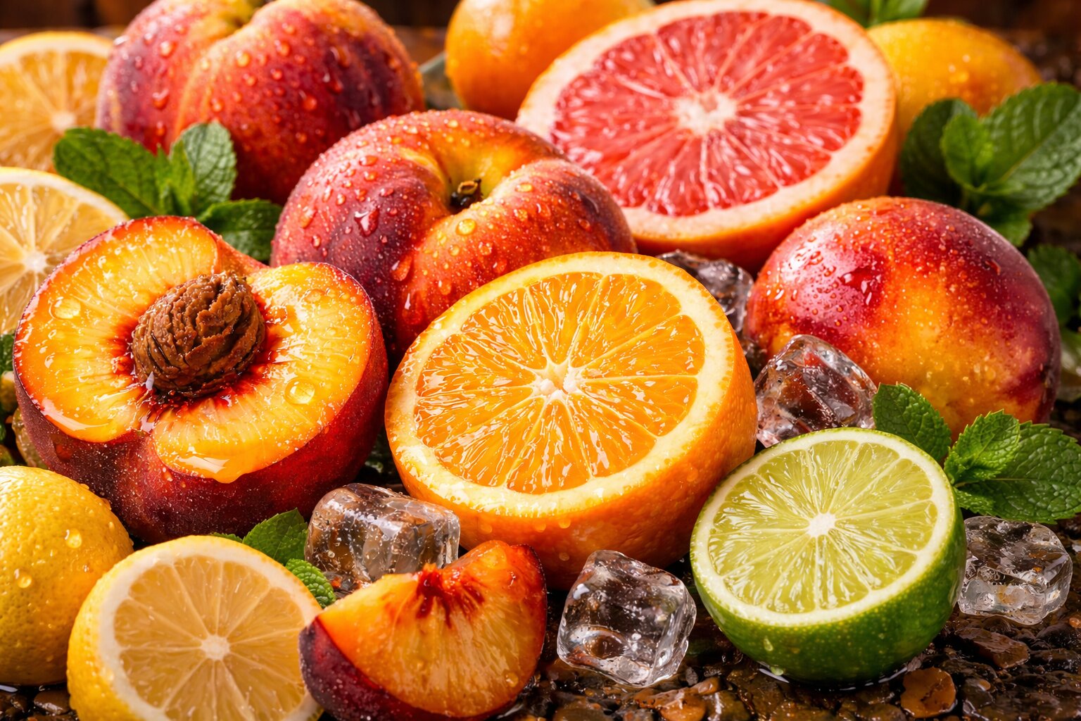 Šťavnaté broskve a citrusy